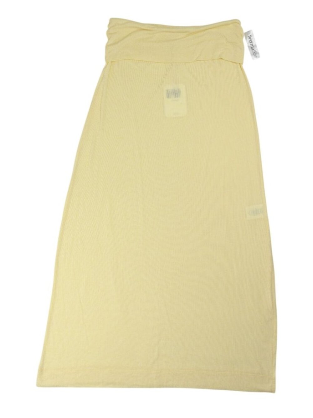 Find Me Now Sori Foldover Maxi Skirt in Butter